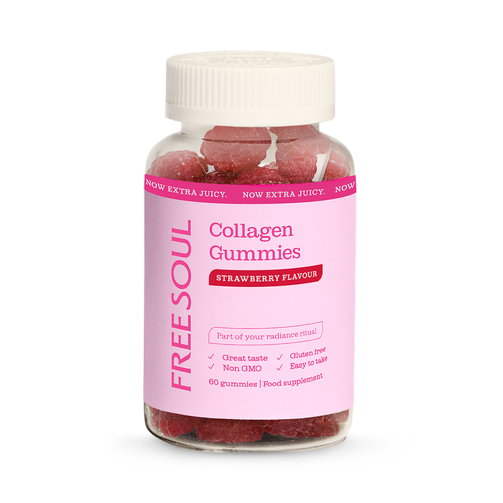 Free Soul Collagen Gummies Strawberry 60 Gummies